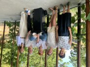 5 Personen stehen nebeneinander
